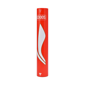 李宁（LI-NING）羽毛球鹅毛球训练比赛用球飞行耐打性能兼顾G300S 77速 12只装