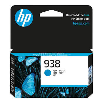 惠普（HP）938原装青色墨盒(4S6X5PA)适用OJ9110b 9120 9130 9720 9730打印机（约800页）