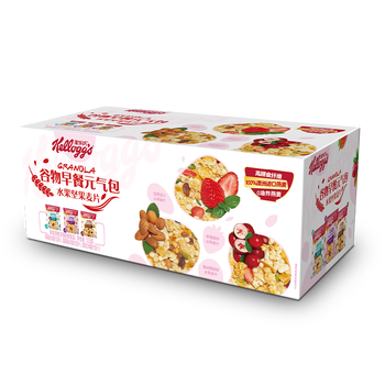 家乐氏早餐水果坚果麦片独立小包装办公室下午茶点酸奶谷物脆525g礼盒 家乐氏早餐水果坚果麦片独立小包装办公室下午茶点酸奶谷物脆525g礼盒