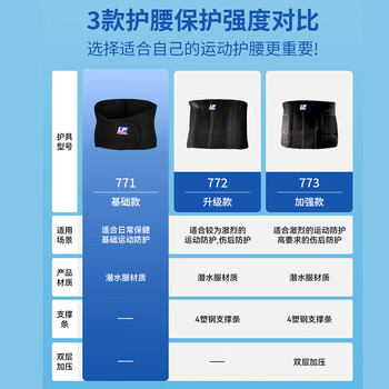 LP771护腰带背部加高防护稳固支撑护具透气型 L LP771护腰带背部加高防护稳固支撑护具透气型 L