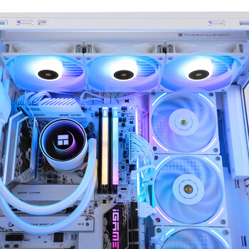 Thermalright(利民)  Frozen Notte 360 WHITE ARGB V2冰封魔境 360水冷 一体式水冷散热器FN360 WHITE ARGB V2