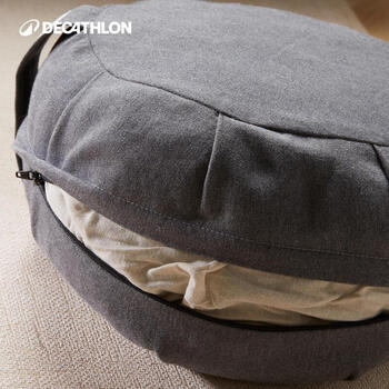 迪卡侬（DECATHLON）健身瑜伽抱枕圆柱形孕妇瑜伽枕辅助工具EYY5瑜伽冥想蒲团 2755403