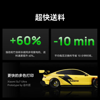 bambulab拓竹AMS 2 Pro 3D打印机自动供料系统智能多色多材料升级烘干新品 AMS 2 Pro