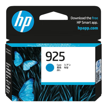 惠普（HP）925原装青色墨盒(4K0V6PA) 适用HP OfficeJet Pro 8120 All-in-One Printer 约400页