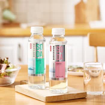 农夫山泉苏打水饮料 无糖柠檬味解渴  410ml*15瓶 整箱装