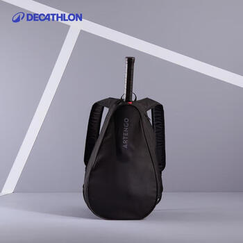 迪卡侬（DECATHLON）网球包羽毛球包背包球拍大容量运动包黑色19L4006186