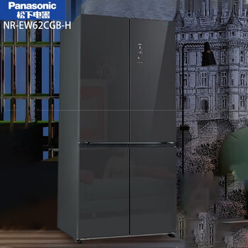 松下（Panasonic）冰箱 .628升四开门十字对开门 大容量嵌入式一级能效顶置压缩机 APP智控享受智能便捷