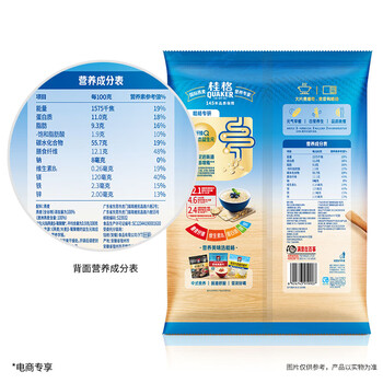 桂格(QUAKER)快煮快熟燕麦片1000克袋装 营养早餐 膳食纤维 零添加白砂糖 桂格(QUAKER)快煮快熟燕麦片1000克袋装 营养早餐 膳食纤维 零添加白砂糖