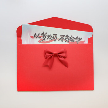 得印成人礼信封礼物十八18岁成年礼信封精美信纸10十岁成长礼励志红色青春礼信封男女贺卡以梦为马3964