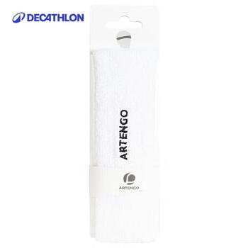 迪卡侬运动春夏季头带束成人弹力吸汗透气护具发带-白色均码 1314778