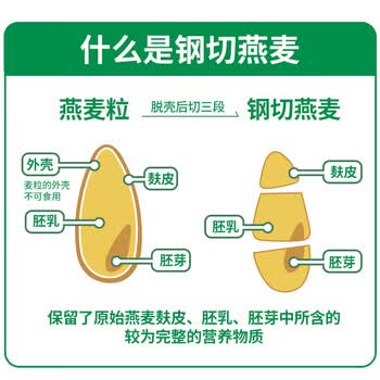 初谷钢切燕麦600g免淘洗原味营养裸粒代餐全谷物高纤燕麦袋装早餐 初谷钢切燕麦600g免淘洗原味营养裸粒代餐全谷物高纤燕麦袋装早餐