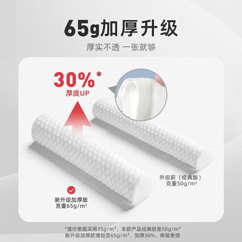 德佑（HWM）湿巾大包婴儿手口湿纸巾宝宝清洁成人可用湿巾纸 80抽*5包