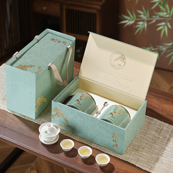 五叶泉绿茶茶叶特级碧螺春250g 明前春茶新茶苏州茶叶礼盒装送人送长辈