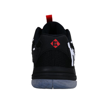 薰风（KUMPOO）羽毛球鞋光轮D72透气防滑耐磨男女同款训练鞋减震运动鞋黑色  44