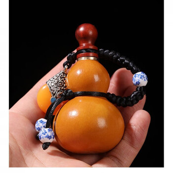文玩葫芦葫芦挂件葫芦摆件天然开盖葫芦挂饰手工包浆小酒葫芦收纳挂件