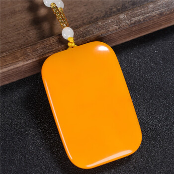 天然黄竜玉平安牌ペンダントと田玉无事牌ペンダント平安牌玉ペンダントR3 天然黄竜玉平安牌ペンダントと田玉无事牌ペンダント平安牌