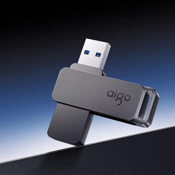 AIGO爱国者 高速闪存盘 64GB 读速220MB/s USB3.2向下兼容 迷你优盘大容量360°旋转防护 G32