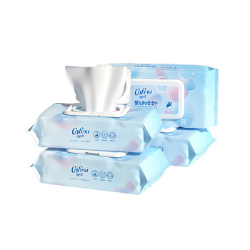 可心柔湿巾80抽*8包手口屁专用湿巾湿纸巾EDI纯水带盖 可心柔湿巾80抽*8包手口屁专用湿巾湿纸巾EDI纯水带盖