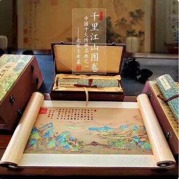 掛軸中国絲绸刺绣工艺品清明上河图シルク高級掛け軸 掛軸中国絲绸刺绣工艺品清明上河图シルク高級掛け軸