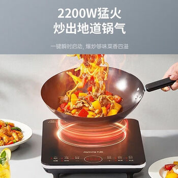 九阳电磁炉家用2200W大功率多功能大面板精确控温多防水防辐射电磁灶 C22S-N851