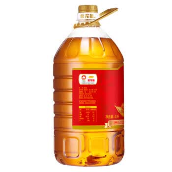 金龙鱼酵素餐具净橙花小青柑香型1KG+金龙鱼醇香花生油4L