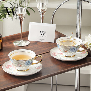 物取（WOOCH）百花密语系列咖啡杯套装订婚礼物高档精致下午茶乔迁新婚伴手礼