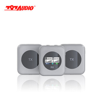 797audioWCR01无线领夹传声器一拖二小蜜蜂相机手机直播收音