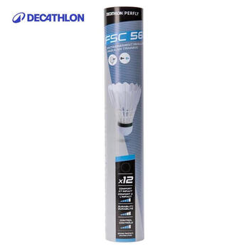 迪卡侬羽毛球76速鹅比赛用球PERFLYFSC560鹅毛12只装76速2393812 迪卡侬羽毛球76速鹅比赛用球PERFLYFSC560鹅毛12只装76速2393812