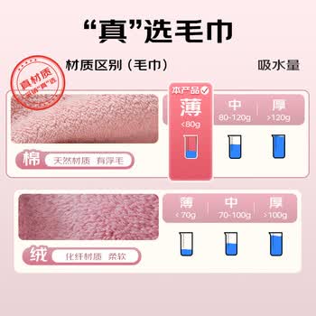 金号A类毛巾纯棉100%纯棉吸水不掉毛4层纱布毛巾运动柔软儿童毛巾3条 金号A类毛巾纯棉100%纯棉吸水不掉毛4层纱布毛巾运动柔软儿童毛巾3条