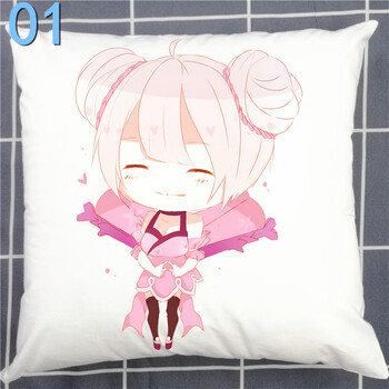 小乔荣耀白色抱枕卡通沙发靠枕靠垫游戏周边 01 45x45cm