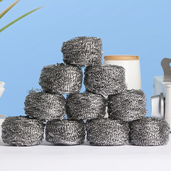 茶花 钢丝球 10个装刷锅神器不锈钢不掉丝清洁球铁丝球洗碗洗锅刷* 茶花 钢丝球 10个装刷锅神器不锈钢不掉丝清洁球铁丝球洗碗洗锅刷*