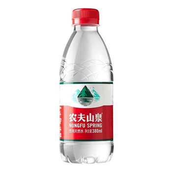 农夫山泉饮用天然水矿泉水 380ml*24瓶 整箱装 商务会议 包装随机