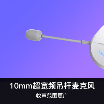 ROG破风 头戴式电竞游戏耳机无线三模连接 SpeedNova无线技术 轻量化设计 RGB 月耀白 适配影之刃零