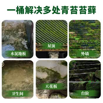 Lvbai青苔清除剂水泥地面专用青苔克星墙面苔藓藻类清洁2.6KG