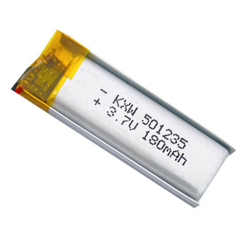 瀚时恒业 3.7V锂电池小型聚合物大容量可充电行车记录仪通用电芯4.2V胎压监测 421243-210毫安（5个）