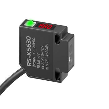 珀帝液体颜色识别传感器色标检测电眼模拟量远距离光电开关感应器RS-K5630模拟量电压电流一体检测距离20-100mm 珀帝液体颜色识别传感器色标检测电眼模拟量远距离光电开关感应器RS-K5630模拟量电压电流一体检测距离20-100mm