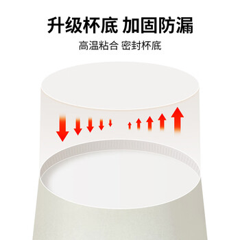 瑞惠佳品一次性杯子纸杯 加厚家用茶水杯办公商用咖啡杯200ml*100只RH0002