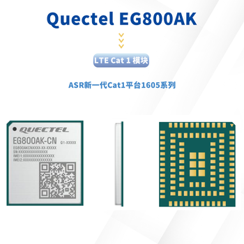 移远4G通信模块LGA封装国产芯片物联网全网通CAT1模组EG800AKCN00LC-2I-SNNSA