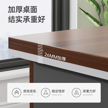 中伟(ZHONGWEI)经理桌办公桌电脑桌学习桌工位电竞桌现代办公桌长条桌1.4米 中伟(ZHONGWEI)经理桌办公桌电脑桌学习桌工位电竞桌现代办公桌长条桌1.4米