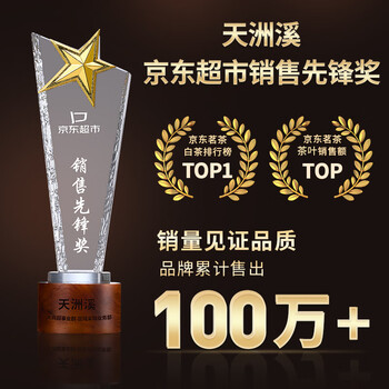 天洲溪福鼎白茶 特级白牡丹王 白茶特级250g 茶叶礼盒送人领导长辈礼品