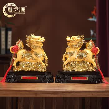 麒麟吉祥物摆件型号规格- 京东