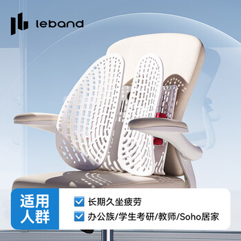 乐班人体工学腰靠垫腰靠腰托背靠 办公室腰部靠垫 清凉款 乐班人体工学腰靠垫腰靠腰托背靠 办公室腰部靠垫 清凉款