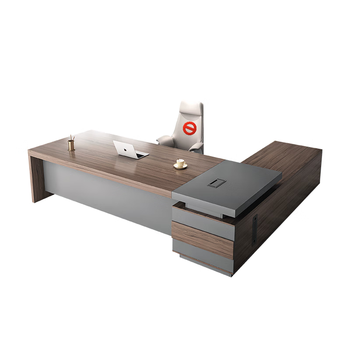 兰冉 办公桌老板桌大班台总裁桌经理桌主管桌办公桌1.8米(含侧柜) 兰冉 办公桌老板桌大班台总裁桌经理桌主管桌办公桌1.8米(含侧柜)