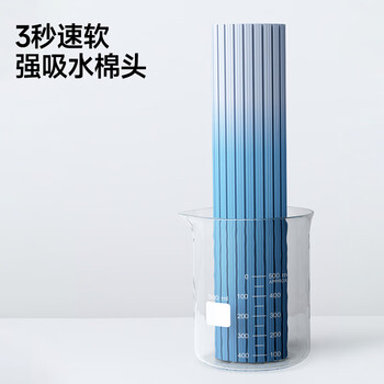 五月花滚轮式挤水胶棉33cm拖把替换头2只装 AL-PJ16（适配AL-JM15）