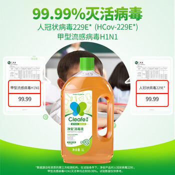 净安季铵盐消毒液1L/瓶儿童玩具衣物地板杀菌宠物环境消毒非84酒精 净安季铵盐消毒液1L/瓶儿童玩具衣物地板杀菌宠物环境消毒非84酒精