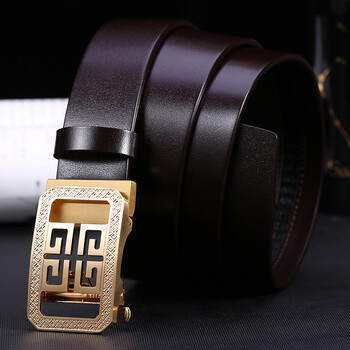 牧牛哥纯铜皮带头男精品自动扣高档镂空扣头腰带头商务配件35裤带头扣