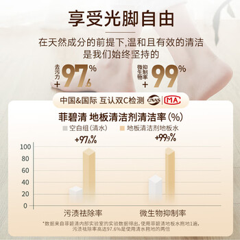 菲碧清地板清洁剂橙香型 拖地瓷砖地砖木地板去污不留水渍清洗剂 1L*1瓶 菲碧清地板清洁剂橙香型 拖地瓷砖地砖木地板去污不留水渍清洗剂 1L*1瓶