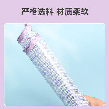 齐心（COMIX）4个装国风A4文件袋透明网格拉链袋试卷科目分类文具袋收纳作业资料补习袋MFA3366