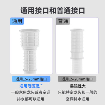 新飞通用软管 水龙头出水延长管 半自动洗衣机进水管 适用空调排水管 带卡箍 10米 新飞通用软管 水龙头出水延长管 半自动洗衣机进水管 适用空调排水管 带卡箍 10米