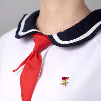 优和（UHOO）少先队队徽标准款少先队员小学生磁扣新版标准5个装校徽队徽热销0896小磁扣强磁别针